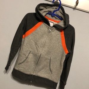 Hooded zip up